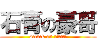 石膏の豪哥 (attack on titan)