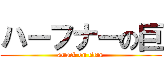 ハーフナーの巨 (attack on titan)