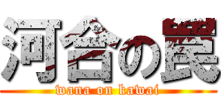 河合の罠 (wana on kawai)