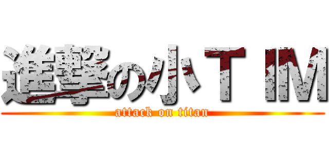 進撃の小ＴＩＭ (attack on titan)