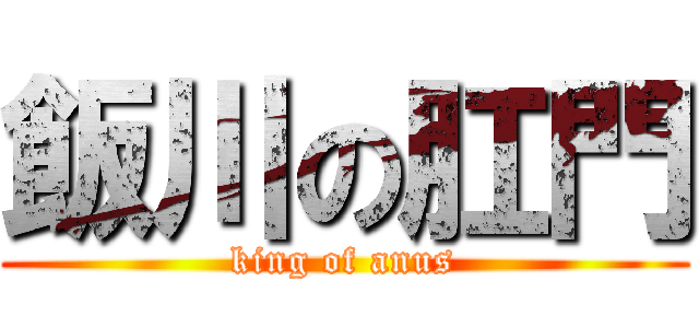 飯川の肛門 (king of anus)