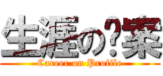 生涯の檔案 (Career on Profile)