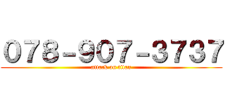 ０７８－９０７－３７３７ (attack on titan)