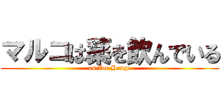 マルコは薬を飲んでいる (as Zoe Hange)