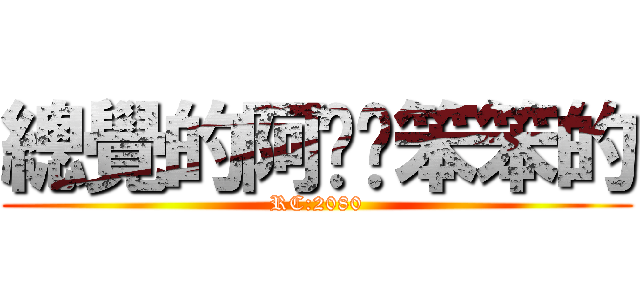 總覺的阿ㄏㄢ笨笨的 (RC:2080)