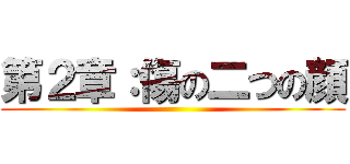 第２章：傷の二つの顔 ()