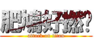 肥鳩好撚柒 (attack on titan)