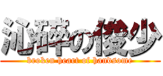 沁碎の俊少 (broken heart of handsome)