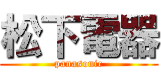 松下電器 (panasonic)