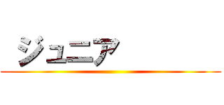  ジュニア        ()