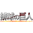 排球の巨人 (volleyball on titan)