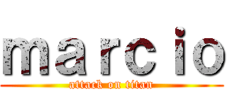 ｍａｒｃｉｏ (attack on titan)