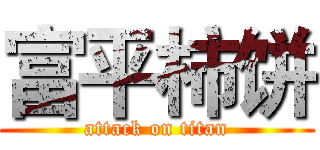 富平柿饼 (attack on titan)