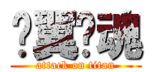 银翼❤魂 (attack on titan)