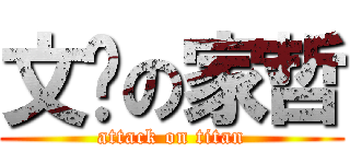 文婷の家哲 (attack on titan)