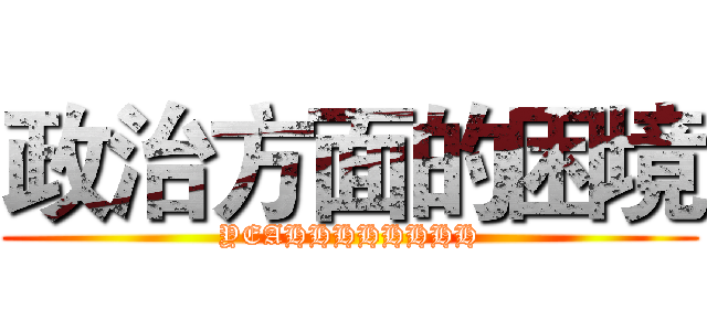 政治方面的困境 (YEAHHHHHHHH)