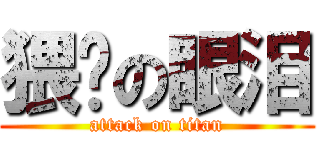 猥琐の眼泪 (attack on titan)