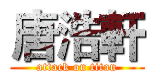 唐浩軒 (attack on titan)