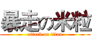 暴走の米粒 (attack on titan)