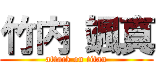 竹内 颯真 (attack on titan)