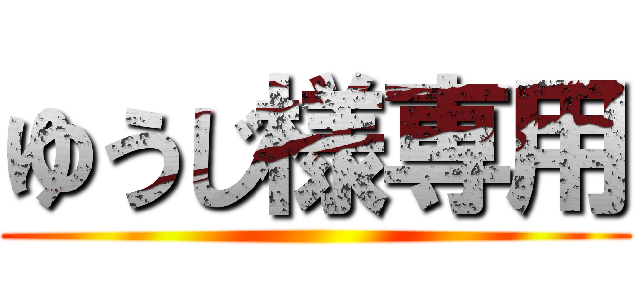 ゆうじ様専用 ()