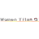 Ｗｏｍｅｎ Ｔｉｔａｎ Ｇｉｓｅｌａ  (Shingeki no Kyojin)