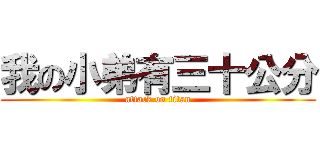 我の小弟有三十公分 (attack on titan)