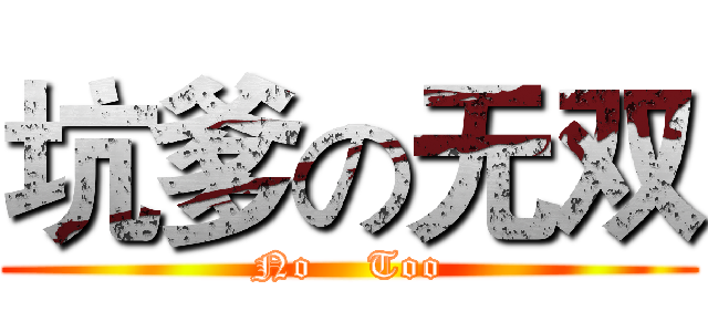 坑爹の无双 (No    Too)