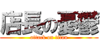 店長の憂鬱 (attack on titan)