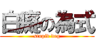 白癡の為式 (stupid dog)