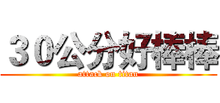 ３０公分好棒棒 (attack on titan)