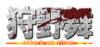 狩野舞 (attack on titan)