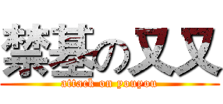 禁基の又又 (attack on youyou)