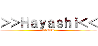 ＞＞Ｈａｙａｓｈｉ＜＜ (lol minna)
