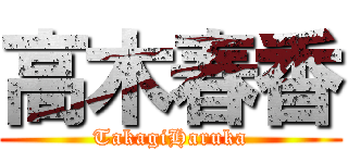 高木春香 (TakagiHaruka)