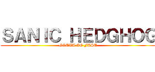 ＳＡＮＩＣ ＨＥＤＧＨＯＧ (GOTTA GO FAST)