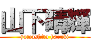 山下晴輝 (yamashita haruki)