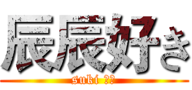 辰辰好き (suki 司機)