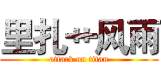 里扎艹风雨 (attack on titan)