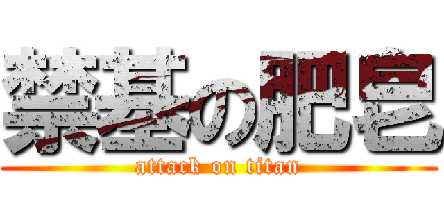 禁基の肥皂 (attack on titan)