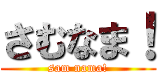 さむなま！ (sam nama!)