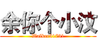 余你个小汶 (Walker51731)