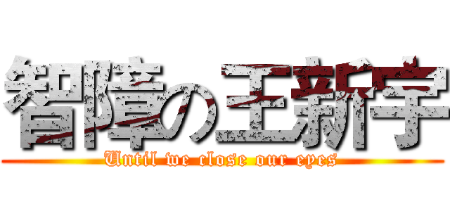 智障の王新宇 (Until we close our eyes)