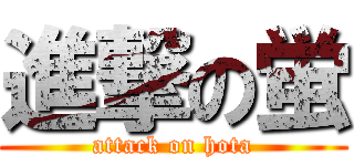 進撃の蛍 (attack on hota)