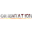 ＯＲＩＥＮＴＡＴＩＯＮ (attack on titan)