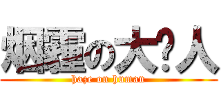 烟霾の大马人 (haze on human)