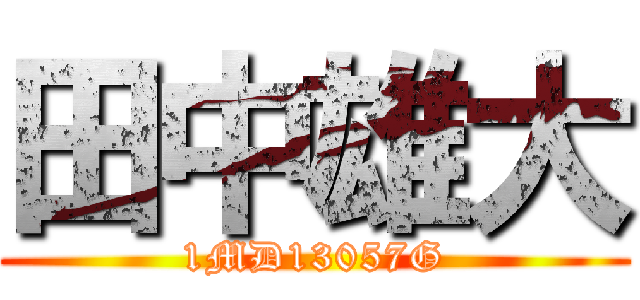 田中雄大 (1MD13057G)