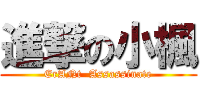進撃の小楓 (ErANt  Assassinate)