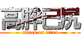 高胖已尻 (attack on titan)
