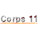 Ｃｏｒｐｓ １１ (BeNTe CuAtRu Science Boot Camp 2023)